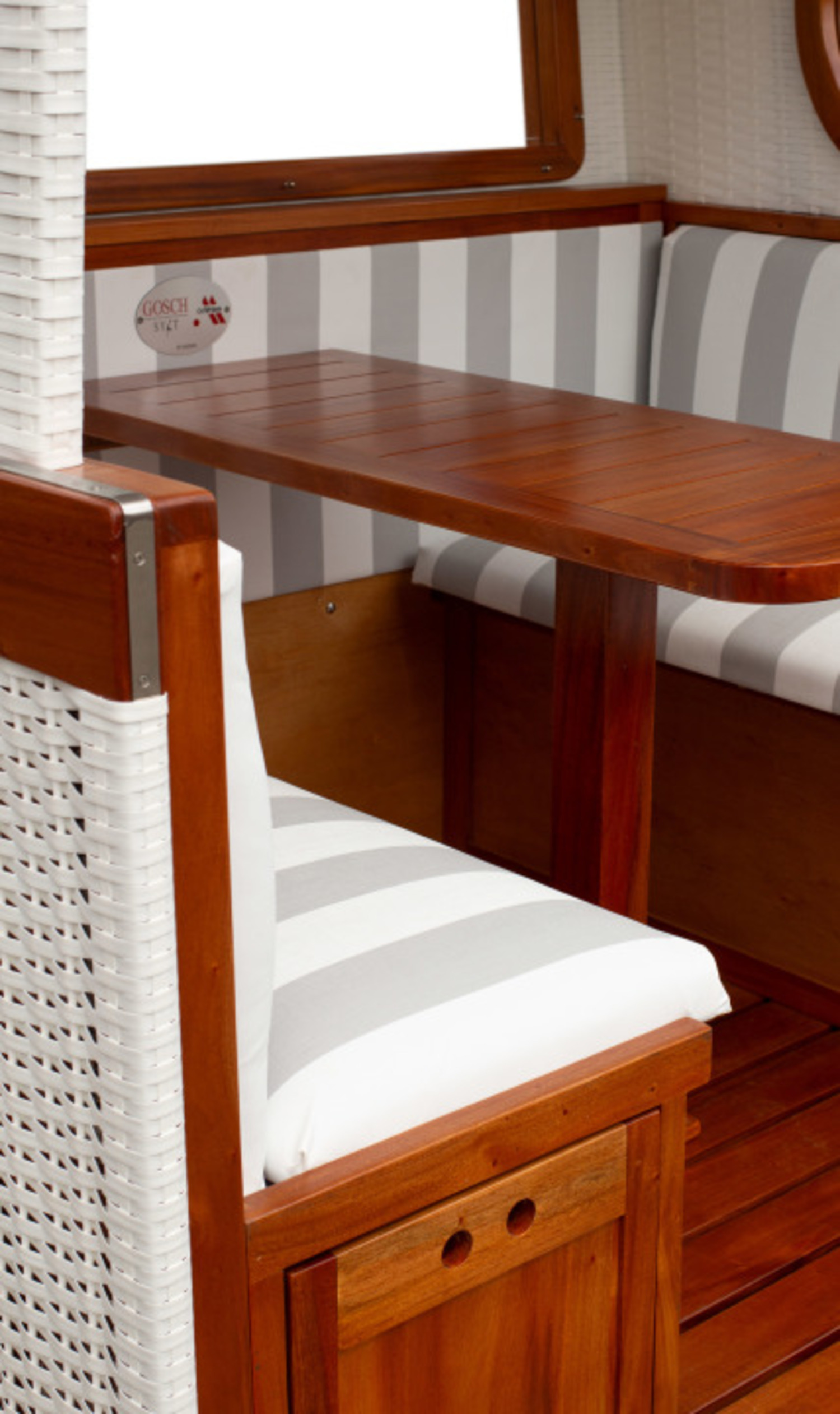 Gosch-Lounge Strandkorb 6-Sitzer durchge... Gosch-Lounge Strandkorb 6-Sitzer durchge...